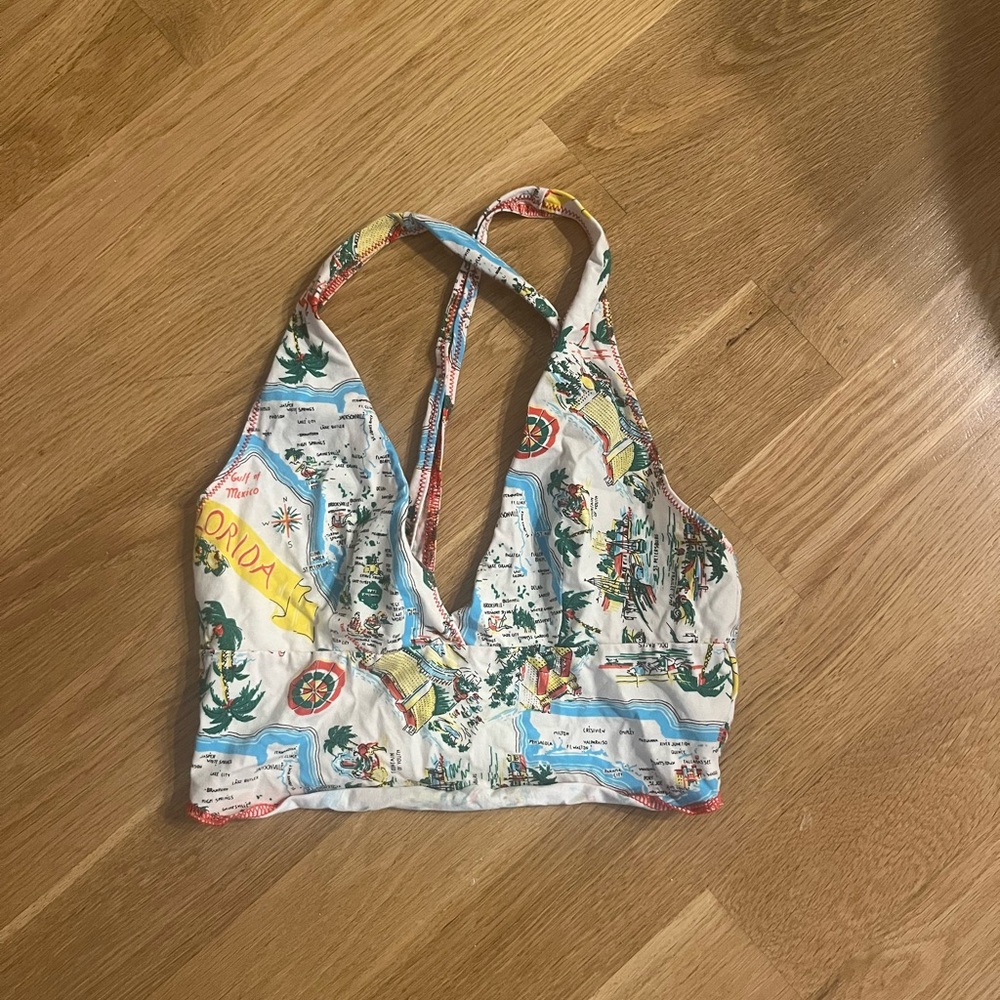 Patterned crop top